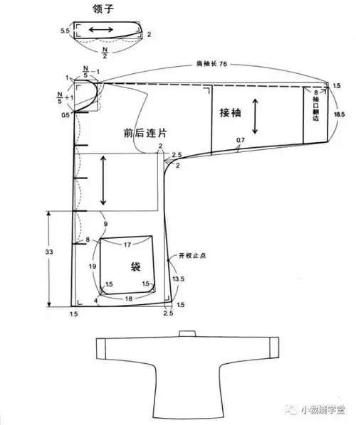 中式衣裁剪图集合