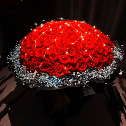999朵玫瑰花鲜花速递365朵520朵表白求婚纪念日生日礼物送花全国同城