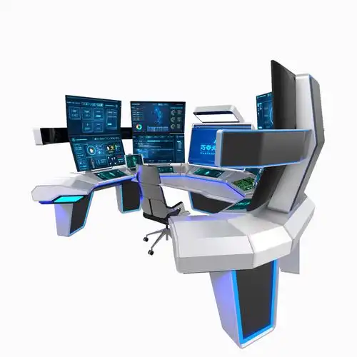 巧夺天工科技单人控制指挥中心指挥台操作台