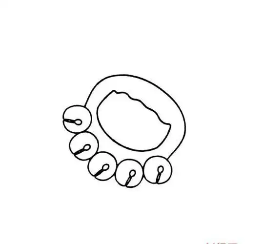 手铃的画法乐器类简笔画