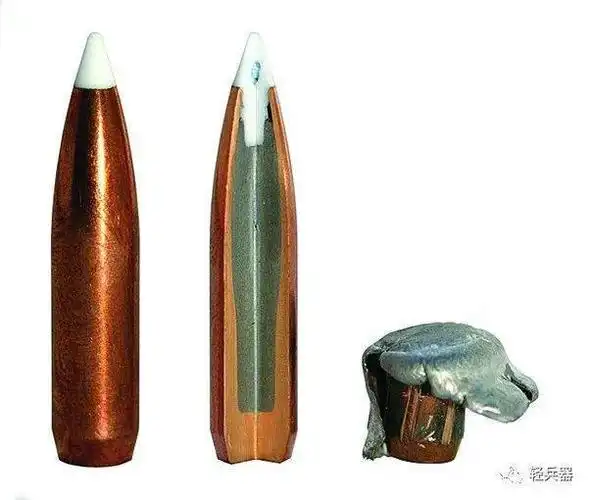 308温彻斯特枪弹的弹壳进行缩口,并换上0.284英寸口径的弹