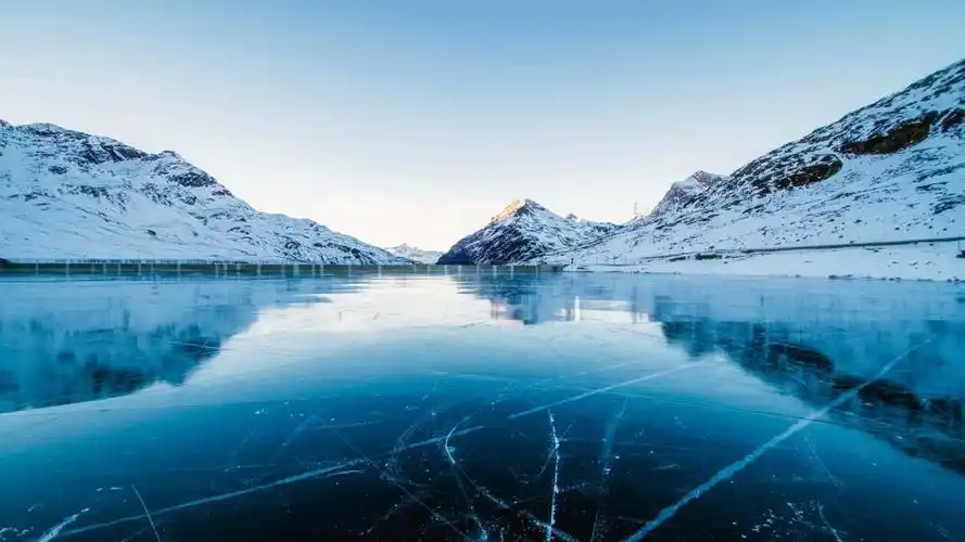 唯美冰川冰山雪景图片壁纸1011