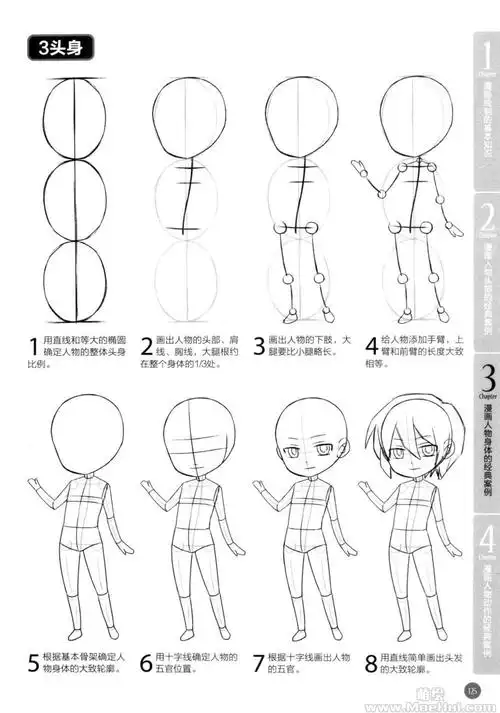 漫画教程漫画素描技法从入门到精通临摹篇306p