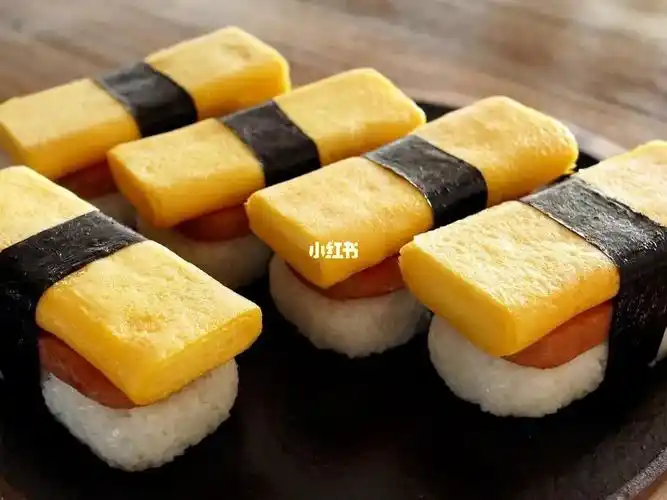 cookingharu一口一个的鸡蛋午餐肉寿司