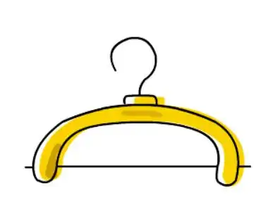 简笔画教程:衣架简笔画图片【动画步骤】__其它教程_简笔画教程_学画