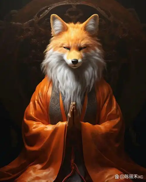 在幽静的深林中,狐仙们静心修行,与世无争.