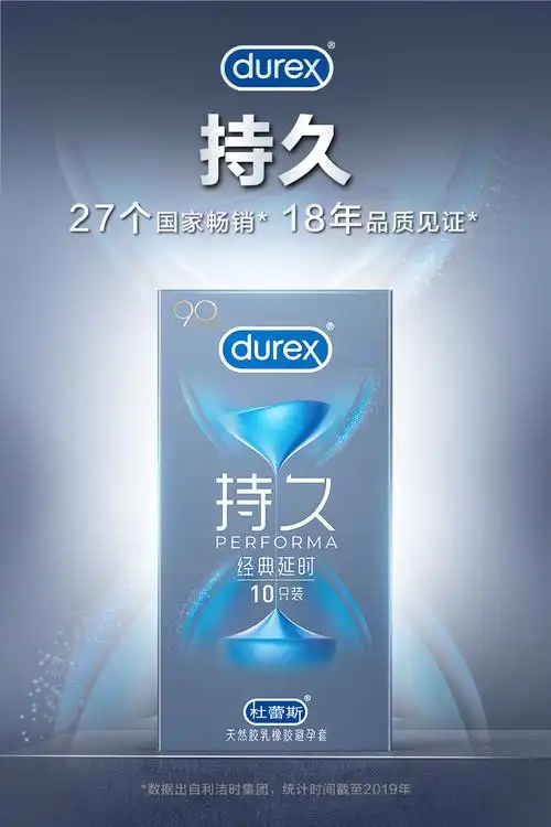 杜蕾斯经典持久避孕套内含苯佐卡因6-8mg,可延时15分左右,经典延时