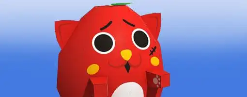 「纸模型图纸下载」苹果猫nyango star