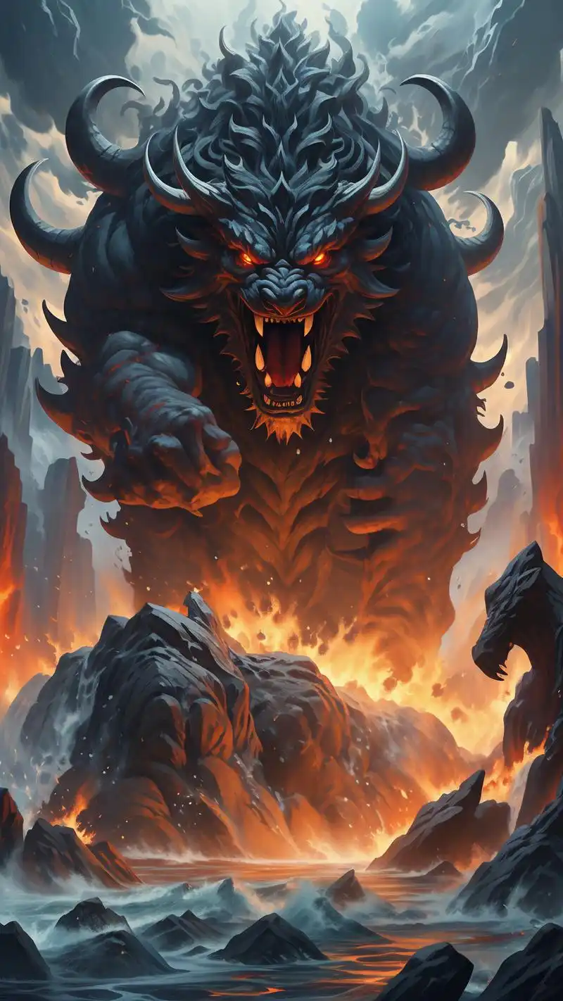 洪水猛兽壁纸,霸气侧漏!🐅🌊 洪水猛兽壁纸来啦!