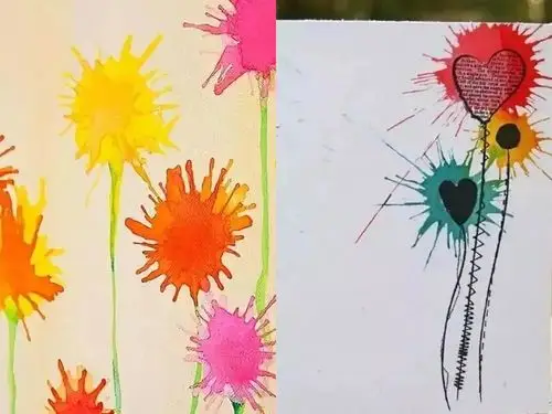 吹出一片美丽的花海,或是配合简单的线条装饰,简直是灵感四溢的艺术