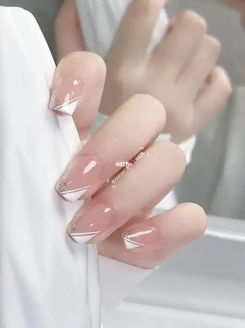 气质美甲  #美甲  #仙女美甲  #法式美甲  #简约美甲  #日式美甲