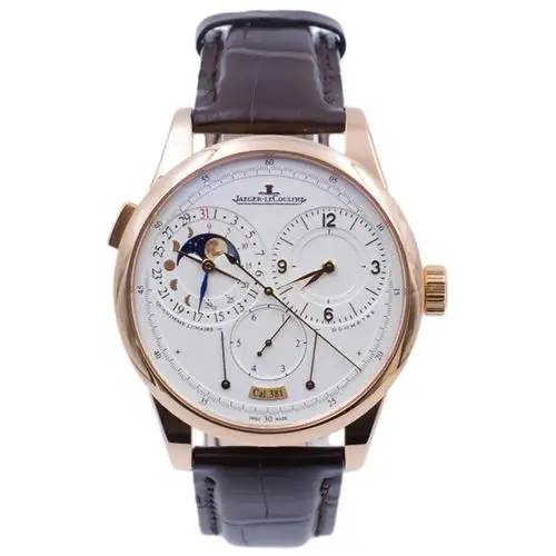 [9.5新]积家男士双翼系列18k玫瑰金手动机械手表ww028