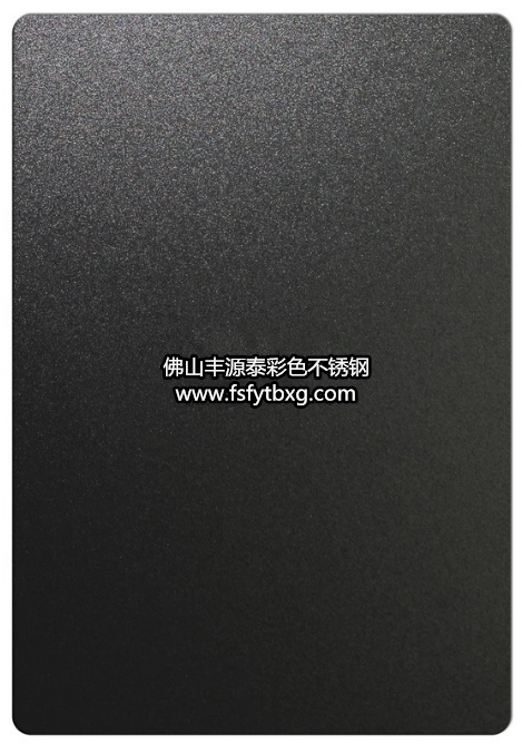 不锈钢黑钛喷砂板