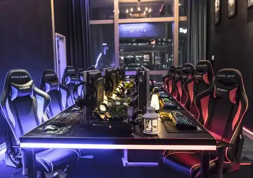 100平电竞网咖装修效果图