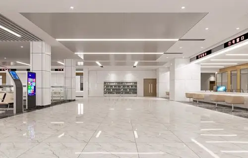 政府行政服务大厅-设计效果图-建e室内设计网