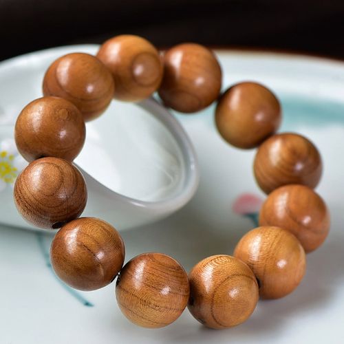 桃木手串手链男女女款原木佛珠木质手持念珠手链