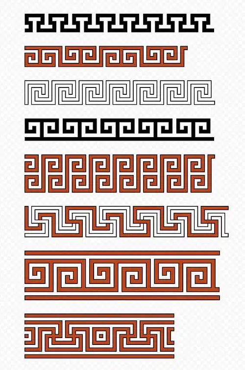 中式古典花纹回形纹