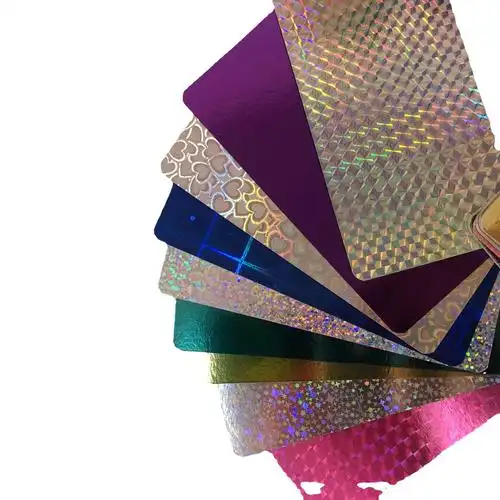 金银卡纸工厂货源素面镭射纸铝箔纸金银铜版纸复合加工各类纸