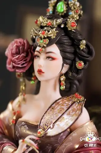 古风翻糖人偶作品  北方有佳人 >这不是手办是可以吃的