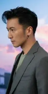 谢霆锋怒火同款黑色耳环