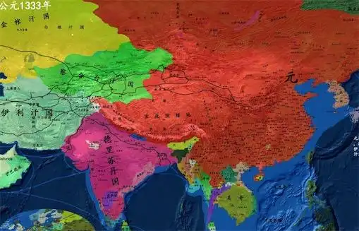 中国疆域最大的王朝 元朝总面积超过1200万平方千