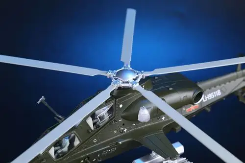 1:48直10武装直升机模型直十wz-10飞机模型合金仿真摆件退伍礼品