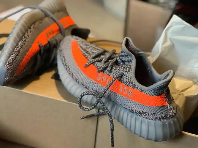 椰子yeezy350灰橙偏小71