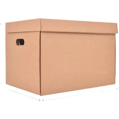 档案收纳盒整理箱银行牛皮纸箱a4文件资料办公用品会计凭证箱定制