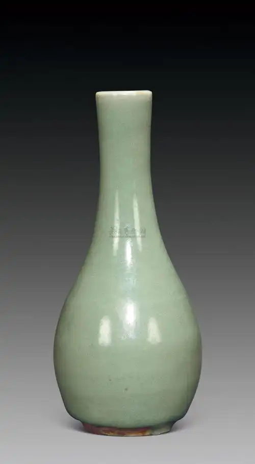 【明 龙泉梅子青净水瓶】拍卖品_图片_价格_鉴赏_明代单色釉瓷器_雅昌