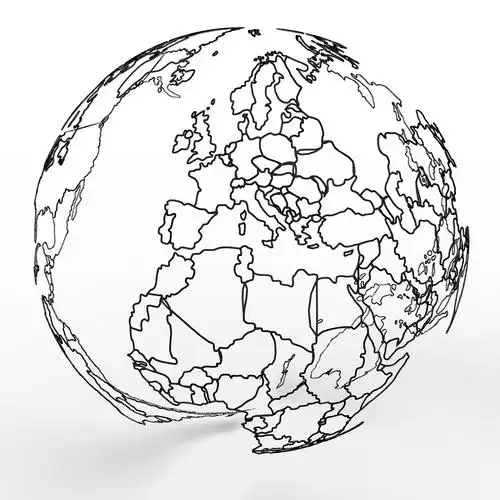 世界地图3d模型