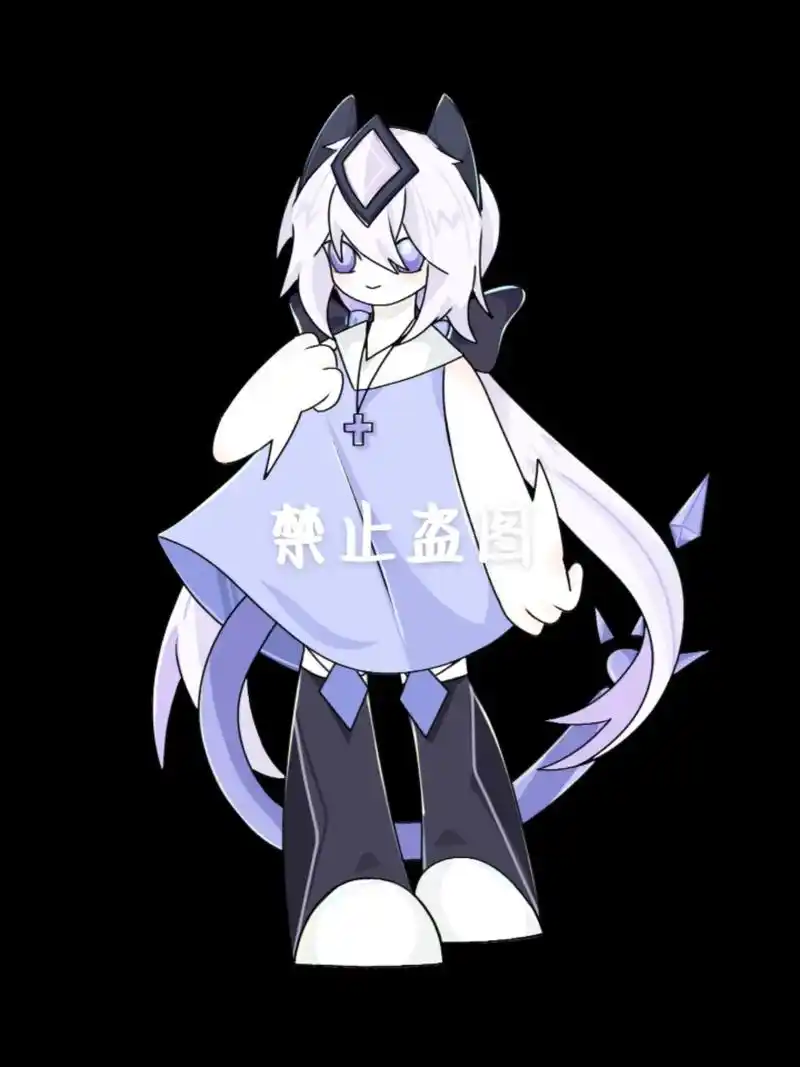 是自设.#稿件展示 #布莱克梦女#赛尔号oc#莱夜千长岁 - 抖音