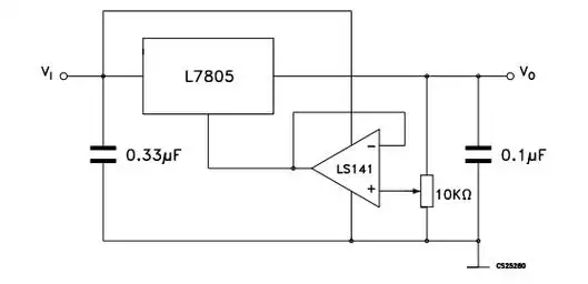 可调节输出调节器(7至30 v)简化原理图功能框图引脚配置61在扩展