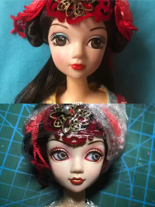 soki殿可儿娃娃改妆古风