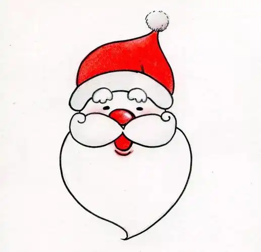 儿童圣诞老人简笔画 儿童圣诞老人简笔画图片