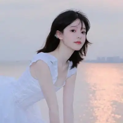 高清温柔的小清新白色系女头真人图片,女生头像图片