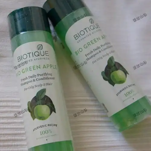 印度青苹果_印度百奥百奥田洗发水biotique青苹果控油去屑无硅shampoo