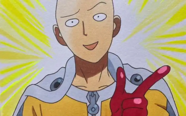 【一拳超人】埼玉︱手绘 | 大家中秋快乐!