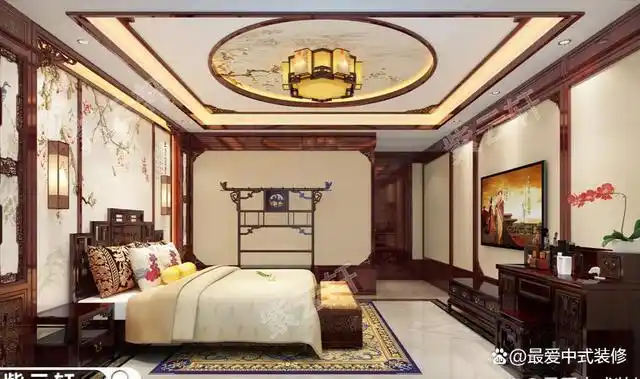 辽宁中式四合院室内装修,古典中式美让人大饱眼福