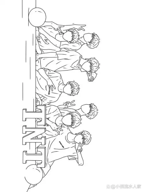 tnt 那些年的封神图×线稿 线条画(全员)