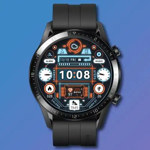 华为表盘-朋克未来科技