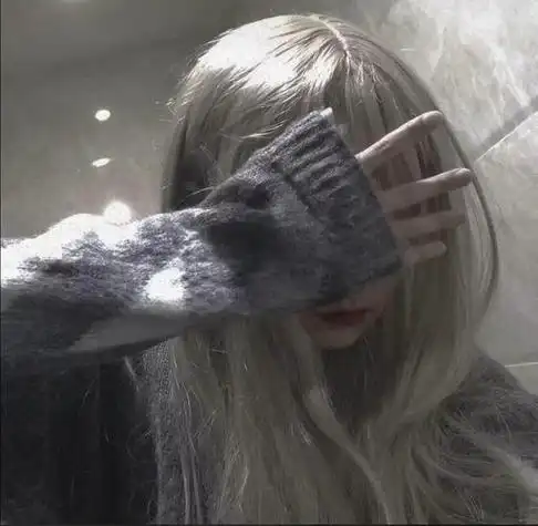 暗黑丧系女生头像