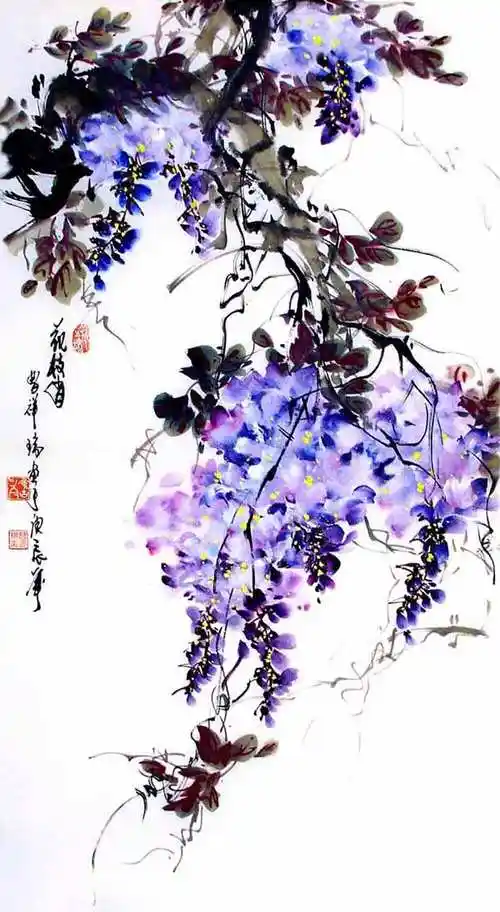 袁金奎|写意紫藤专题技法班(7幅只需100元)