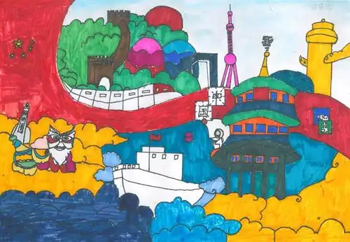 司马浦镇上底小学周语然《中国,我自豪》指导老师:欧永贤司马浦镇上底