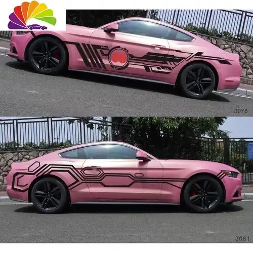 舒适主义野马思域车贴网红汽车外观个性改装装饰遮挡划痕车身通用贴纸