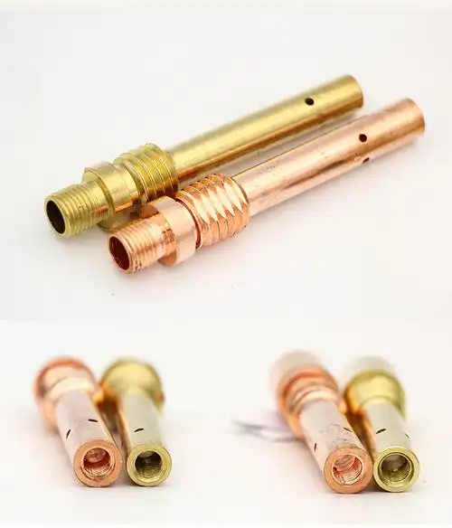 定制适用二保焊枪配件气保焊连杆松下200a前接头350导电嘴座500焊机