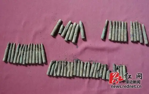 湖南发现50多枚红军时期子弹及弹壳图