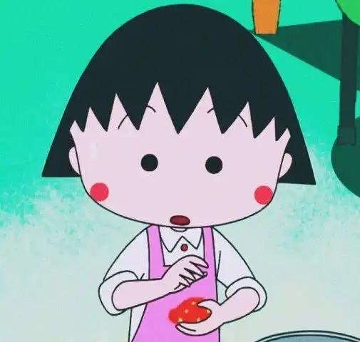 樱桃小丸子#专题头像#亲姐妹同款"狗啃刘海"太抢眼!