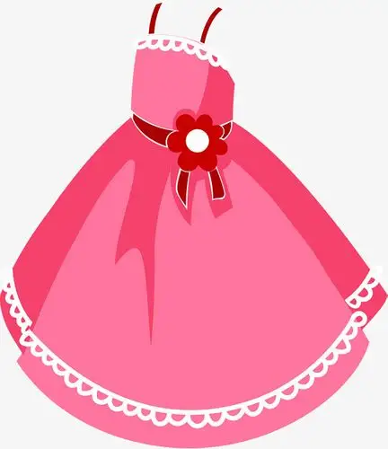 粉色裙子卡通裙子矢量图下载