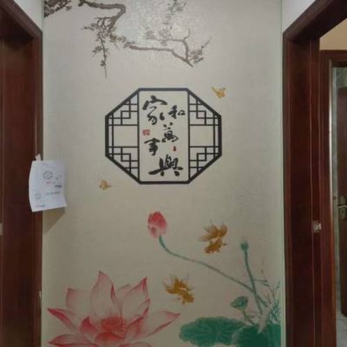 印花漆液体壁纸漆艺术漆闪光漆丝网印花滚花艺术涂料背景效果图