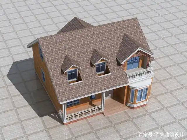 农村自建房一层半小洋房,也有四房三卫